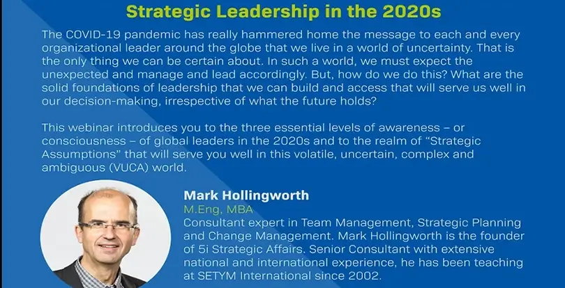 Strategic Leadership in the 2020s